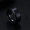 New Fashion Wide 8mm Classic Ring Male 316L Stainless Steel Jewelry Wedding Rings For Man
