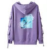 Vinterfjäder kvinnor långärmad bomulls hoodies fleece jackor rockar mode damrockar 201208