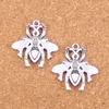 43 pièces Antique argent plaqué Bronze plaqué abeille bug pendentif à breloques collier à faire soi-même Bracelet Bracelet résultats 26*25mm