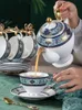 European Set High Quality Teacup And Saucer Classic Bone China Luxury Coffee Cup Royal HH50BD