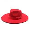 Jazz Felt Fedora Hat Women Panama hat Girls wide brim hats Woman Top Cap Ladies Fashion Travel Caps European US Autumn Winter 2022 NEW