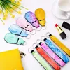 Favor 2 sztuk / zestaw Neopren Marmur Serii Chapstick Holder Wristlet Smycz Brelok Set Szminka Pokrywa Ręcznie Pasek Nadgarstek Breloki Dla Kobiet Dziewczyny Akcesoria Travel