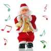 Christmas Decorations Creative Electric Santa Claus Singing Dancing Musical Instrument Year Gift For Children Toy Navidad Xmas Decor U3