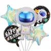 SPACEMAND-Designs Folie-Ballon-Party-Dekoration 5pcs / set Aluminium-aufblasbare Bälle für Kinderspielzeug Festliche Lieferungen