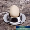 Portauova in acciaio inossidabile da 2 pezzi Supporto per uova sode morbide Utensile da cucina da tavolo per colazione Brunch (Base)