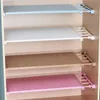 Adjustable Closet Organizer Storage Shelf Wall Mounted Kitchen Rack Space Saving Wardrobe Decorative Shelves Cabinet Holders 520 S2