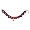 Chokers Women Halloween Vampire Holiday Short Chain Sexig bröllop med hänge gotiska retro spetshalsband lolita fest present krage choker hea