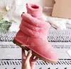 2022 with box Designer womens australia australian boots women men winter classic snow winter warm fur furry satin boot enkellaarsjes leer buitenshuis meisjes schoenen