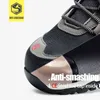 Larnmern Mäns Stål Toe Arbetssäkerhet Skor Lätt Bräcklig Anti-Smashing Anti-Puncture Non-Slip Reflective Casual Sneaker 210624