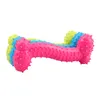 сжатые игрушки устойчивые к кусанию костяные собаки щенок моляры резиновые шар игра для зубов тренировок термический пластиковый питомца скрип