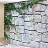 3D Stone Wall Hanging Decorativo Arazzo 3D Pittura Vestire Mestiere Sfondo Decor Rettangolare Tapestry Mat 210609