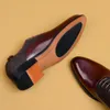 Formale Schuhe Echtes Leder Nubuk Oxford Italienische Kleid Hochzeit Schuhe Schnüren Spitz Büro Schuhe Brogues Für Männer A44