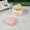 Macarons Silicone Mold Heart Shaped Soap Molds Gypsum Chocolate Candle Candy Mold Soap Making Clay Resin QT0259 PRZY Love Rose 210225