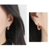 Hoop & Huggie PONYKISS Punk 925 Sterling Silver Beads Connection Earrings For Women Party Fine Jewelry Accessory Wholesale Gift