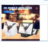 8" F1 Mobile Phone Magnifier Desk Lazy Foldable Portable 3D Projection HD Screen Amplifier For Desks or Bed Home 2 pcs