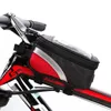 Sac de cyclisme vélo vélo tête Tube guidon cellule téléphone portable sac étui support écran téléphone montage sacs étui avec écran tactile