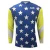 سباق السترات الرجال MTB ركوب الدراجات Jersey Downhill Road Bike Pike Stirts Long Sleeve Mountain Bicycle Wear Ciclismo Motocross