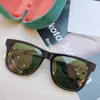 2021 New Women Rectangle Lens Black Sunglasses Protection Vintage Eyewear