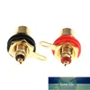 2 pièces/ensemble haut-parleur Terminal Audio adaptateur RCA Phono femelle châssis panneau prises connecteurs noir rouge