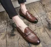 Męskie JAKOŚĆ Buty Wołowe Brytyjskie Business Extra Size 38-47 Soft Leather Man Split Skróty Sukienka But