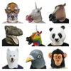 masques d'animaux en caoutchouc latex