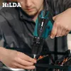 Hilda eléctrica broca sem fio chave de fenda lítio bateria mini broca de fenda sem fio ferramentas elétricas ferramentas sem fio broca 210719