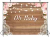 Party Decoration Flowers Wood Lace Rustic Backdrop Wedding Floralfor Birthday Baby Shower Supplies Decorations Po Booth Studio Props Ban