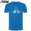 Rem Mountain Bisiklet Mtb T Shirt Marka Giysileri Bisikletler Gömlek Dağ Bisikleti Kalp Bisikleti Komik Bisiklet Bisiklet Hediyesi Tshirt 2103178887933