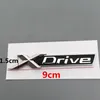 For New XDrive Old XDRIVE Fender Emblem Badge X1 X3 X4 X5 X6 X7 Car Styling Discharging Capacity Sticker Glossy Black Red1361162