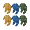 Herfst Pasgeboren Baby Boy Kleding Set Lange Mouw Dinosaurus Gedrukt Top + Broek 2PCS Outfit 0-24M 210309
