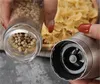 Из нержавеющей стали Peppler Pepper Merders Forillable Salt / Spice Shakers с регулируемыми грубыми мельницами - легкие чистые керамические измельчители 19 V2