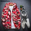 Naranjasabor lente herfst heren casual camouflage cool jas mannen kleding mannen windjack jas mannelijke uitloper merk kleding n549 x0621