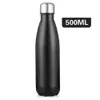 Bottiglia d'acqua a forma di cola Bottiglia termica termica a doppia parete isolata sotto vuoto BPA in acciaio inossidabile ad alta luminanza 500ML7134707