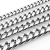 High Quality Miami Cuban Link Chain Necklace Men Hip Hop Gold Silver Necklaces Stainless Steel Jewelry4644932