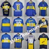 1981 Boca Juniors Retro-Trikots Classic Vintage MARADONA Langarm-Fußballtrikot 1999/00 2003/04 ROMAN Kurzarm-Fußballtrikot Maillot