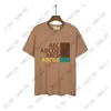 2022 summer designer Luxury Mens T-Shirts tshirt block letter Panelled print t-shirt shirt khaki womens classic simple short sleeve casual cotton tee tops