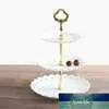 3 Tiers Cake Stand Fruit Tray European Style Snack Rack Dried Storage Tray Plate Party Dessert Rack Cake Stand Home Decor FA2880323