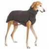 S-5XL Greyhound Dog Płaszcz Turtleneck Scarf Spring Outdoor Polar Koszula Ochrona Kurtka Pet Colthes dla średnich Duże Duże psy 211013