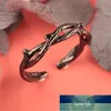 Retro kreativa par ringar svart färg rosa blommor taggar design finger ring blå kristall öppna vintage ringar