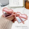 어린이 선글라스 여자 사탕 컬러 사랑 하트 고글 valentine039s Day Accessories 어린이 UV 400 보호 선 블록 Q4351810170