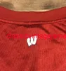 Maglia personalizzata cucita Wisconsin Badgers NCAA College Football # 28 Maglia da uomo donna Youth XS-6XL