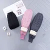 Calça de garoto de inverno espessa calças com revestimento de veludo roupas de crianças quentes calças de moletom para meninas unissex