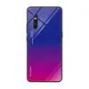 Телефон Shels Cass Gradient Закаленное стекло Гибридное задняя крышка царапин для Samsung Galaxy A50S / A30S