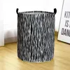40 * 50 cm padrão dobrável grandes cestas de lavanderia hamper sujo pano de armazenamento de armazenamento de lavar louça colapsible canvas cesta de lavanderia BBB14715
