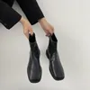 Boots Sapatos de borracha feminina chuva de couro baixo PU BASIC FAST