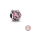 Nuovi braccialetti in argento 925 Accessori Charm Bead fit Pandora charms perline Bracciale per donna Gioielli fai da te Regalo con borsa originale