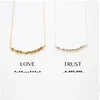 925 Silver Morse Code Pendant Gold Filled Jewelry Handmade Secret Code Necklace Sisters Bridesmaid Gift Jewelry Women Necklace Q0531