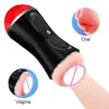 Nxy Sex Masturbators Men New Artificial Vagina Masturbator Toys Mouth Anal Erotic Oral Pussy Cup Male for Adult 1208