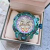 2021 nuevo reloj para hombre con esfera de calavera estilos múltiples TA relojes casuales de moda reloj con correa de goma artículos calientes