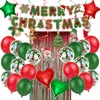 Рождественский шар Санта-Клаус Белл Мультфильм Игрушка Воздушные шары Новый год Украшение партии Алюминиевая Фольга 0571
